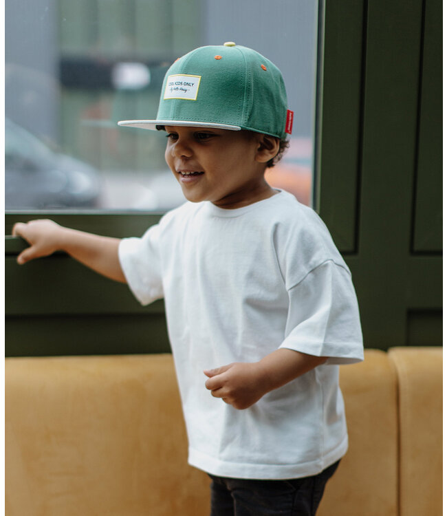 Hello Hossy Zo Vader Zo Zoon/Dochter Matching caps - Mini Captain groen