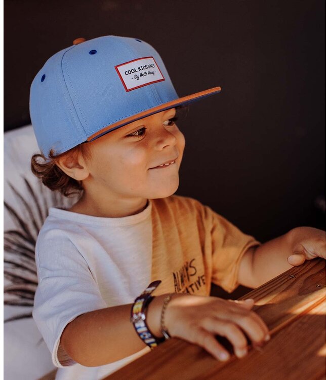 Hello Hossy Zo Vader Zo Zoon/Dochter Matching caps - Mini Jean blauw