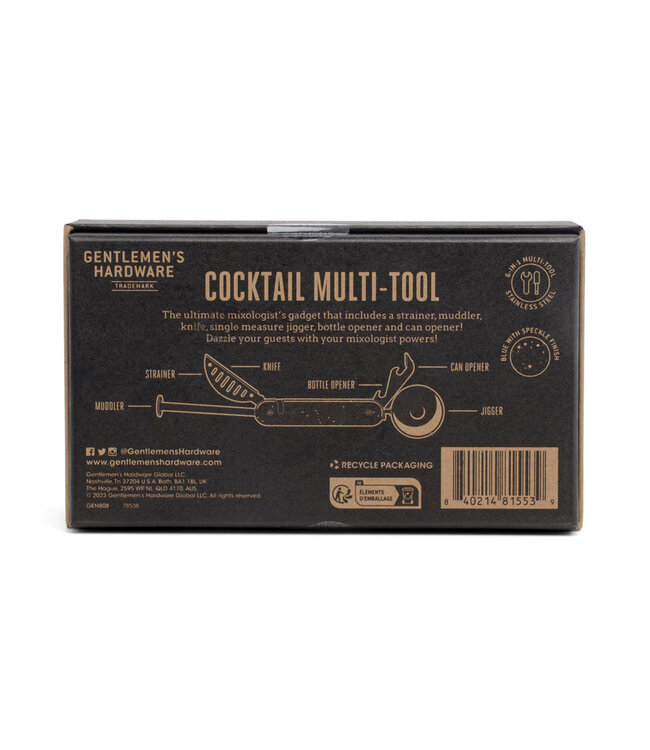 Gentlemen's Hardware Cocktail Multi tool 6-in-1