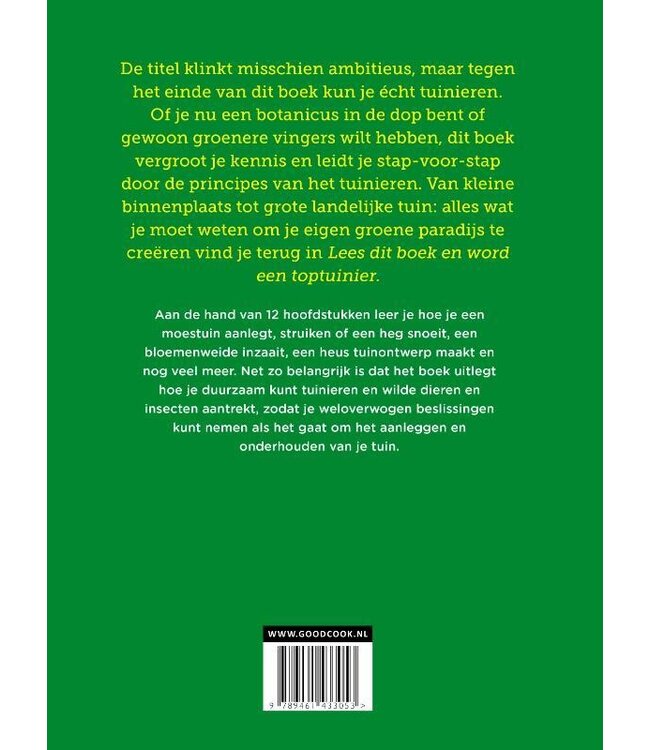 Good cook Lees dit boek en word een Toptuinier