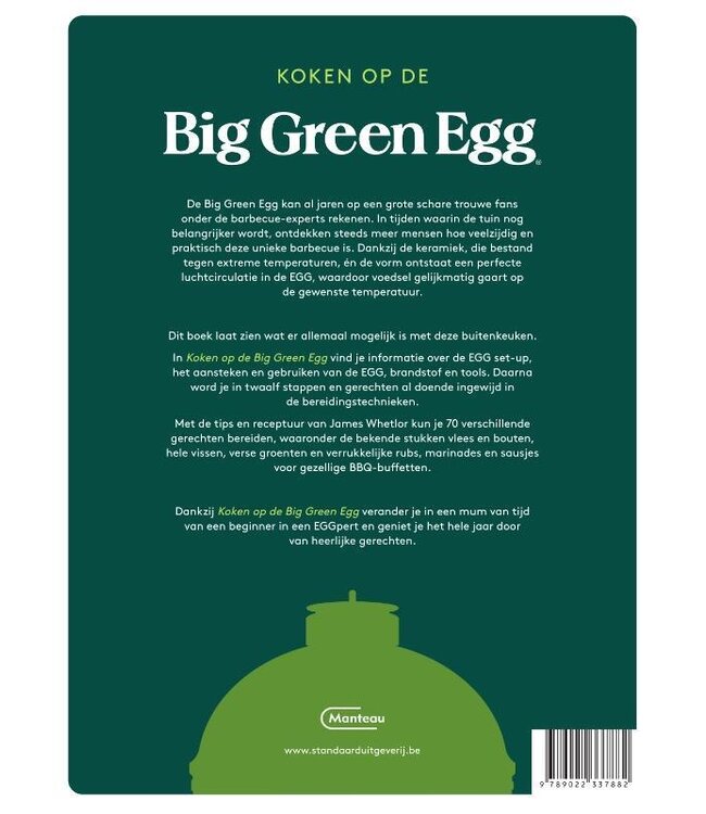 Manteau Koken op de Big Green Egg - James Whetlor