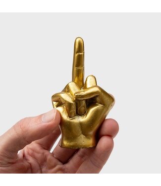 Luckies Giving you the finger - goud