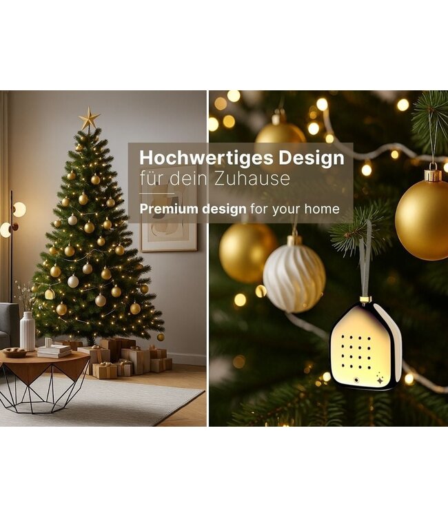 Relaxound Kersthanger Jingle Bells | Gold glow