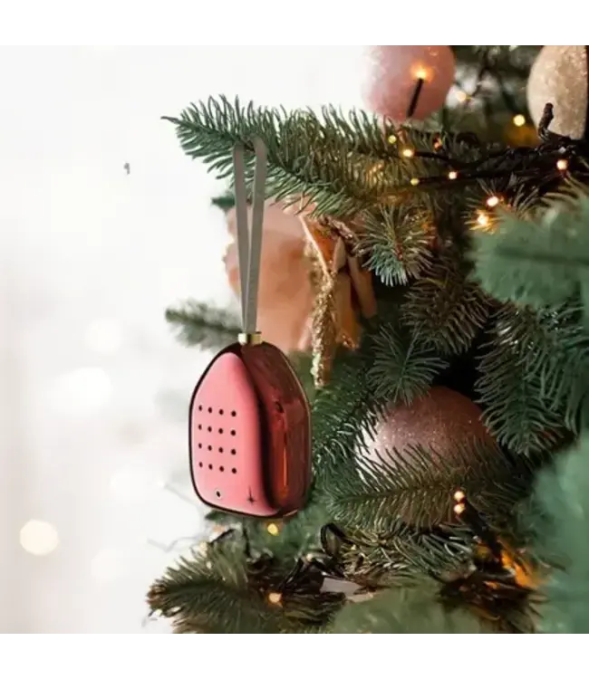 Relaxound 'Vogelhuis' Jingle Bells | Red stars | kersthanger