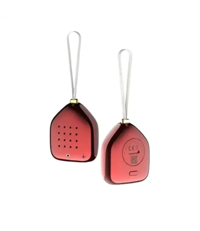 Relaxound 'Vogelhuis' Jingle Bells | Red stars | kersthanger