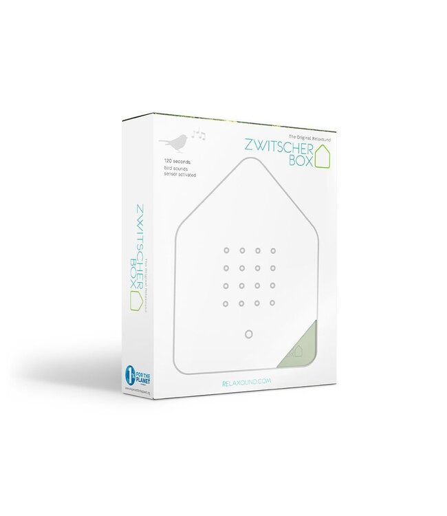 Relaxound 'Vogelhuis' Sage groen | Zwitscherbox