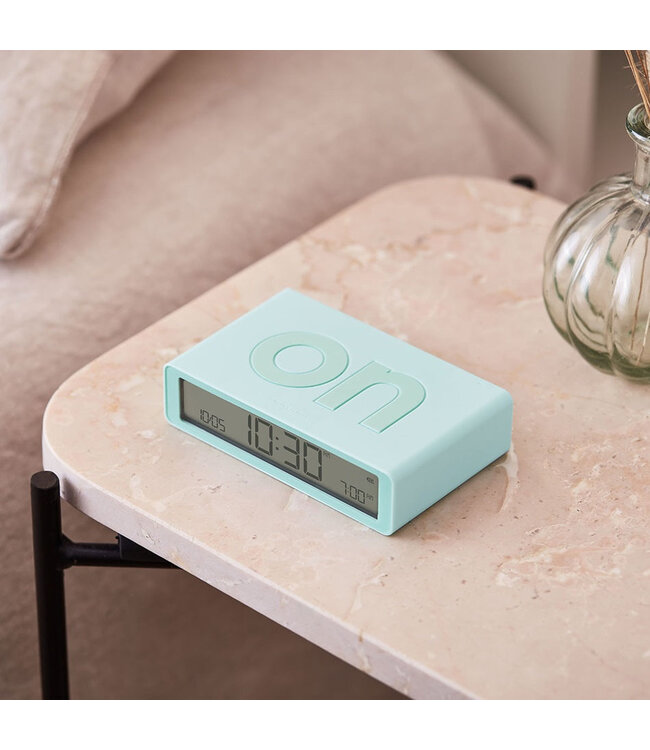 Lexon Digitale wekker FLIP Classic | mint