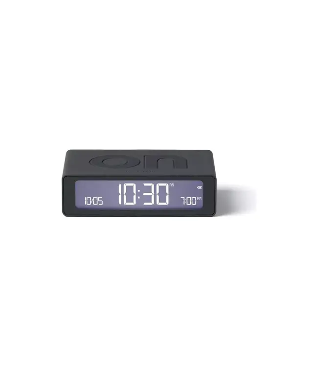 Lexon Digitale wekker FLIP Mini | donker grijs