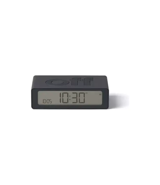 Lexon Digitale wekker FLIP Mini | donker grijs