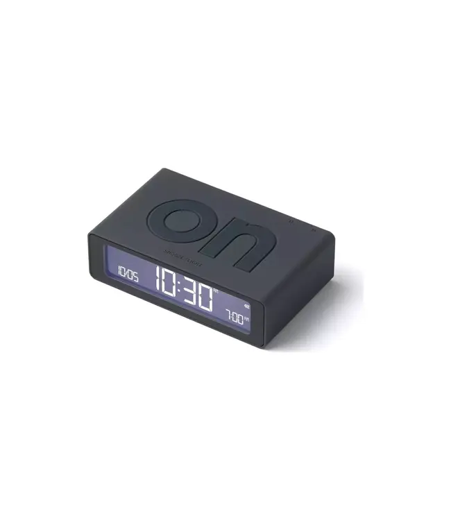 Lexon Digitale wekker FLIP Mini | donker grijs