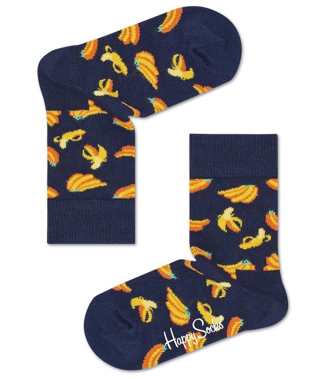 Happy Socks Kindersokken Banana's | maat 33-35