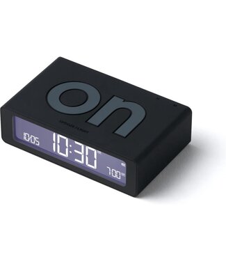 Lexon Digitale wekker FLIP Mini | zwart