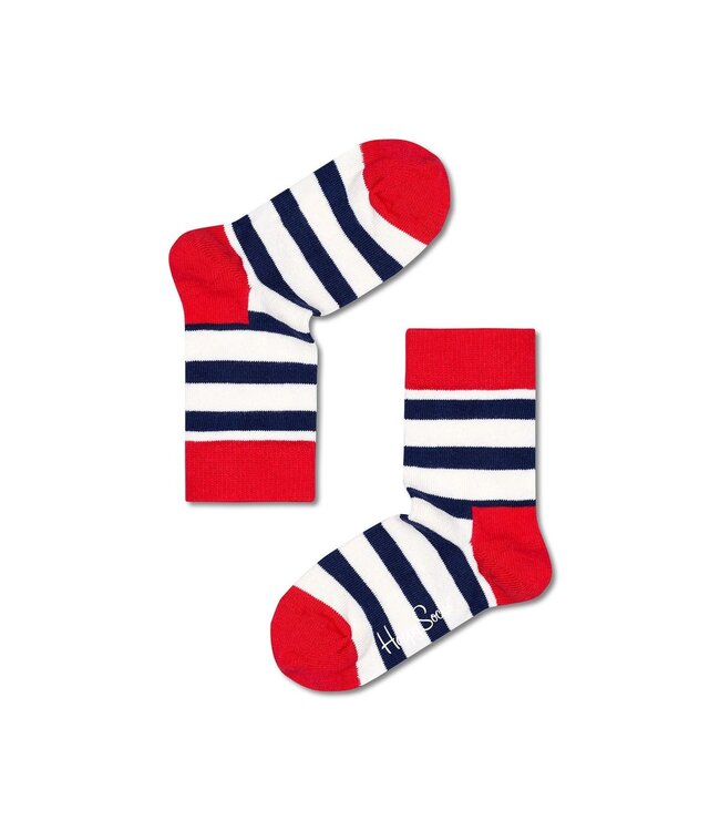 Happy Socks Kindersokken Big stripes Blue
