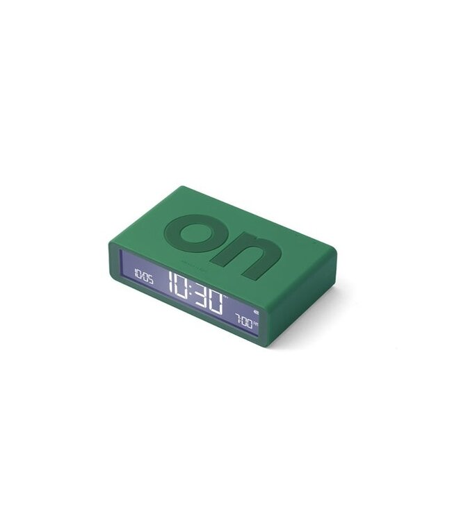 Lexon Digitale wekker FLIP Classic | groen