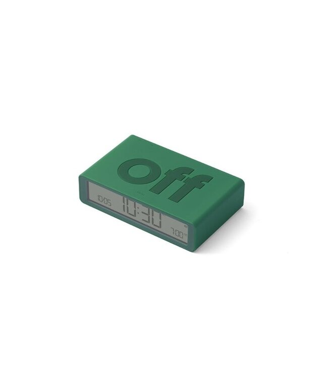 Lexon Digitale wekker FLIP Classic | groen