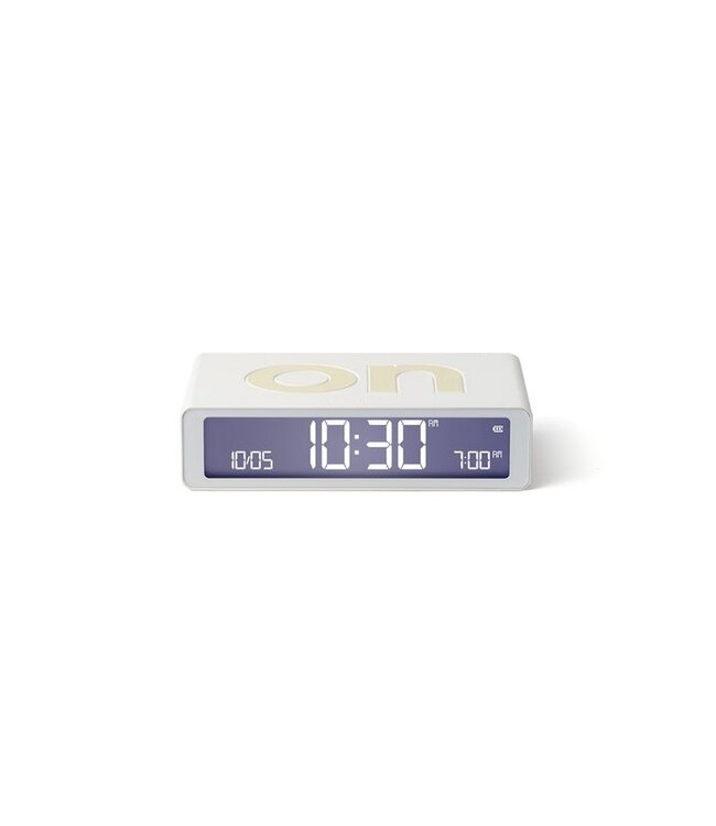 Lexon Digitale wekker FLIP Classic | wit