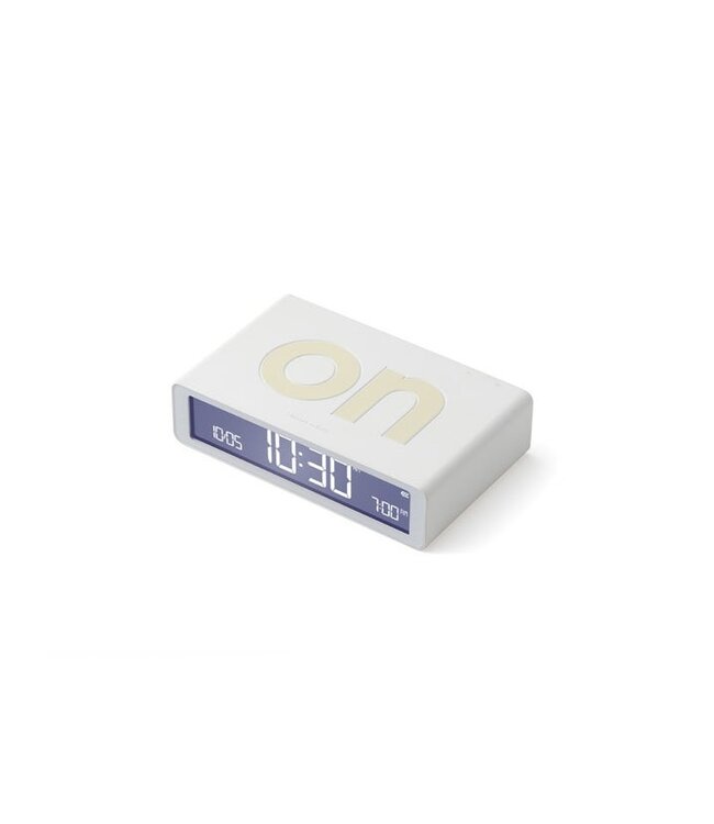 Lexon Digitale wekker FLIP Classic | wit