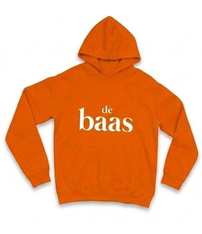 Eenmannenkado Matching hoodies Vader & Zoon/Dochter | Oranje De Echte Baas