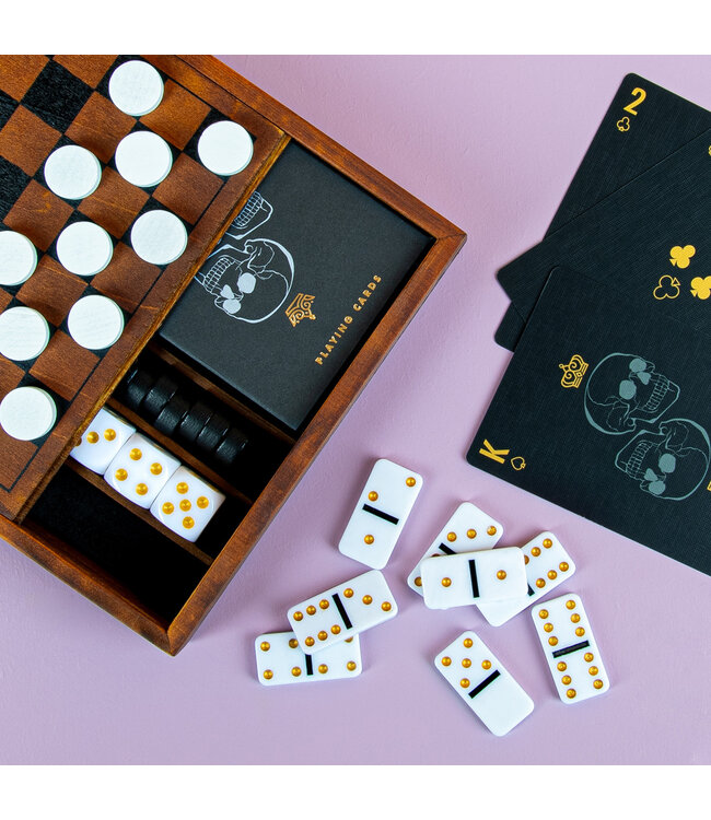 Luckies Games Night - Houten spellenset