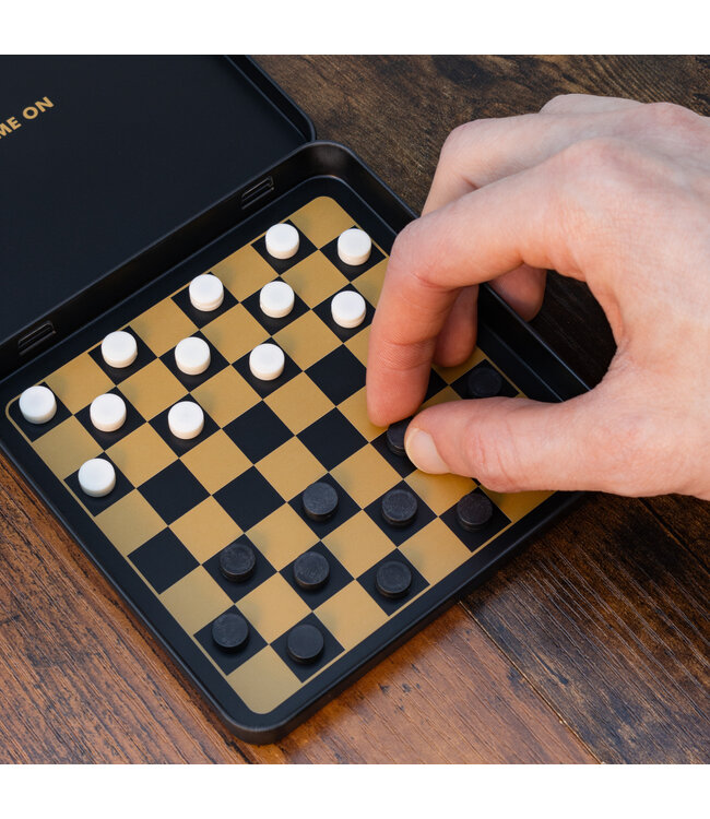 Luckies Damspel magnetisch | reiseditie | Checkers
