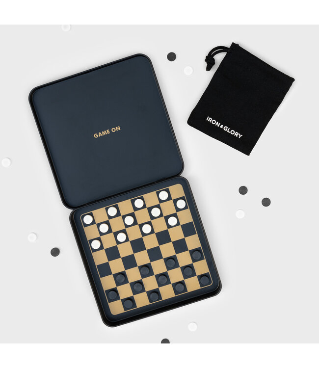 Luckies Damspel magnetisch | reiseditie | Checkers