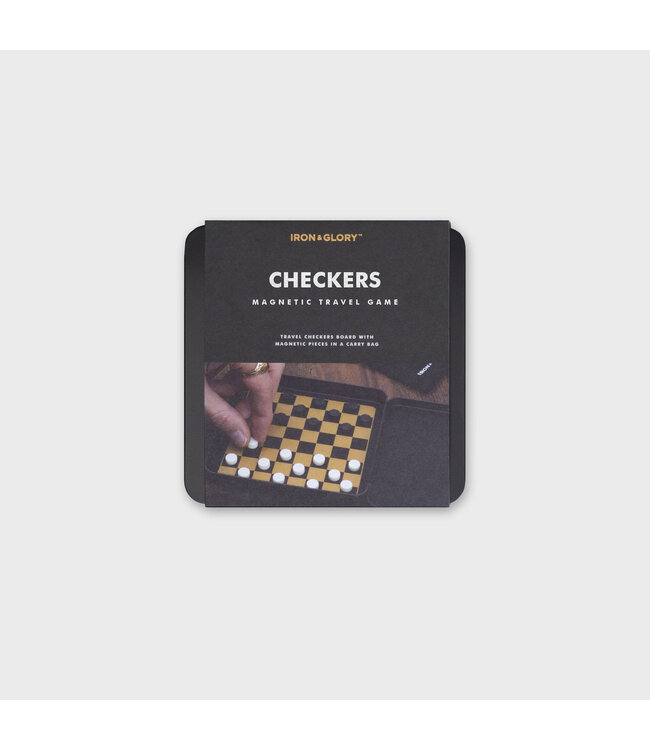 Luckies Damspel magnetisch | reiseditie | Checkers