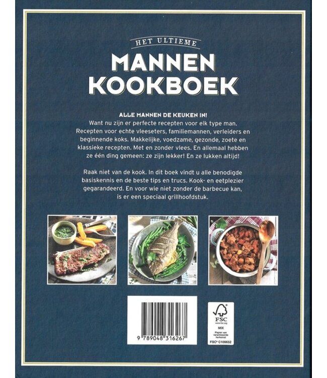 Veltman Uitgevers Het Ultieme Mannen kookboek