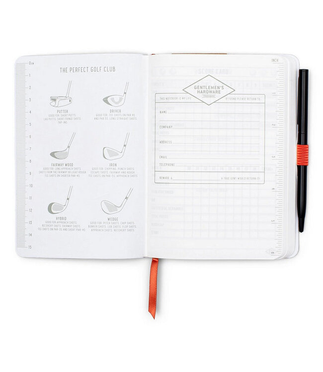 Gentlemen's Hardware Golf Notitieboek | waterproof