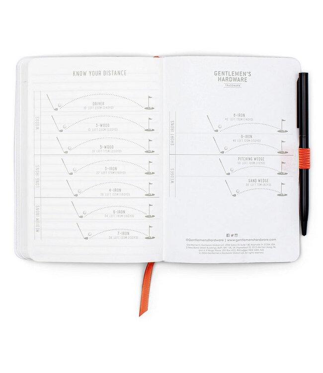 Gentlemen's Hardware Golf Notitieboek | waterproof