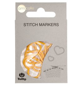 TULIP STEEKMARKEERDER HARTJE XL GEEL