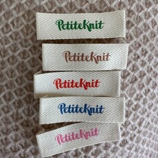 LABEL PETITEKNIT KLEUR, 5 STUKS