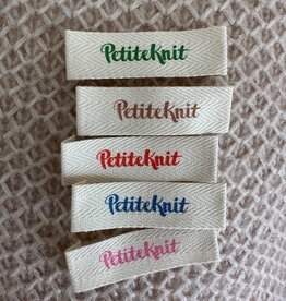 LABEL PETITEKNIT KLEUR, 5 STUKS