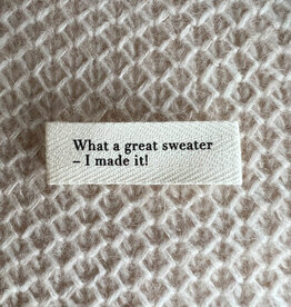 LABEL PETITEKNIT, 1 STUK