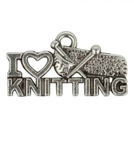 BEDELTJE I LOVE KNITTING