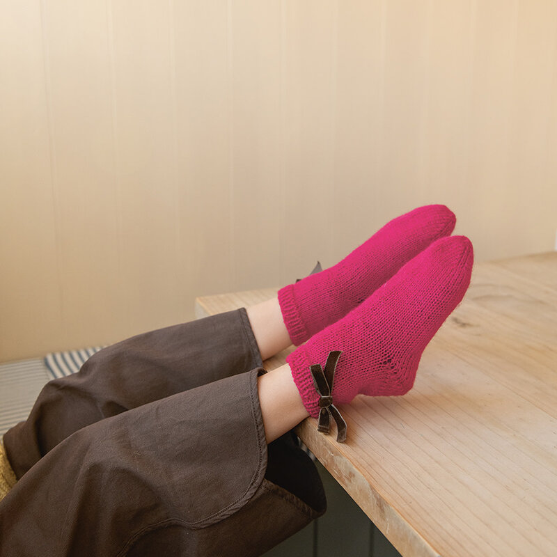 BOW SOCKS JUNIOR 2501-7