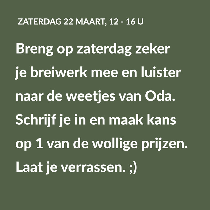 KOFFIEKLETS 22 MAART