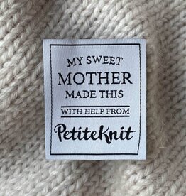 LABEL PETITEKNIT, 1 STUK, MY SWEET MOTHER MADE THIS