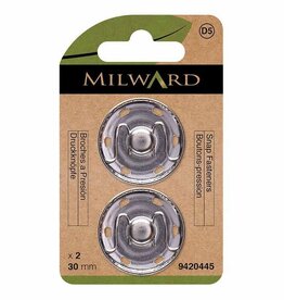 DRUKKNOPEN DIAM. 3 CM , 2 stuks