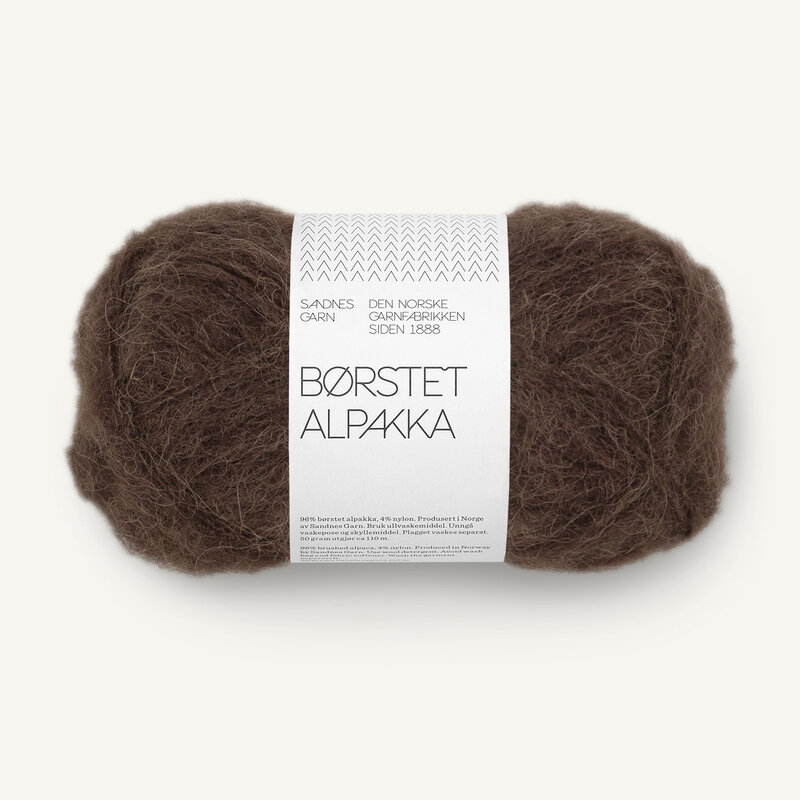 BØRSTET ALPAKKA 3082