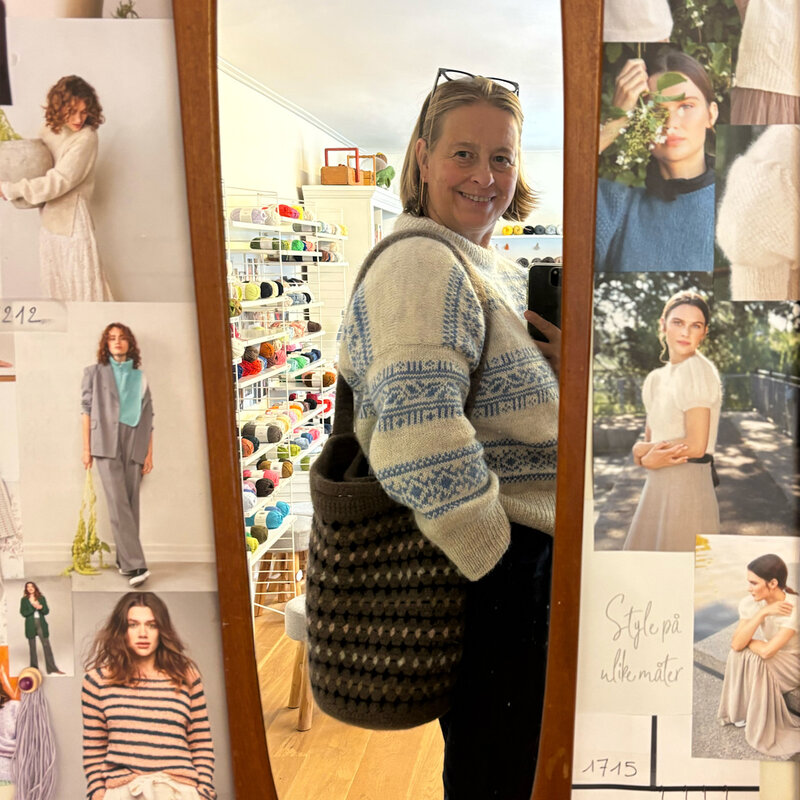 PATROON WOLLIGE TAS HAKEN