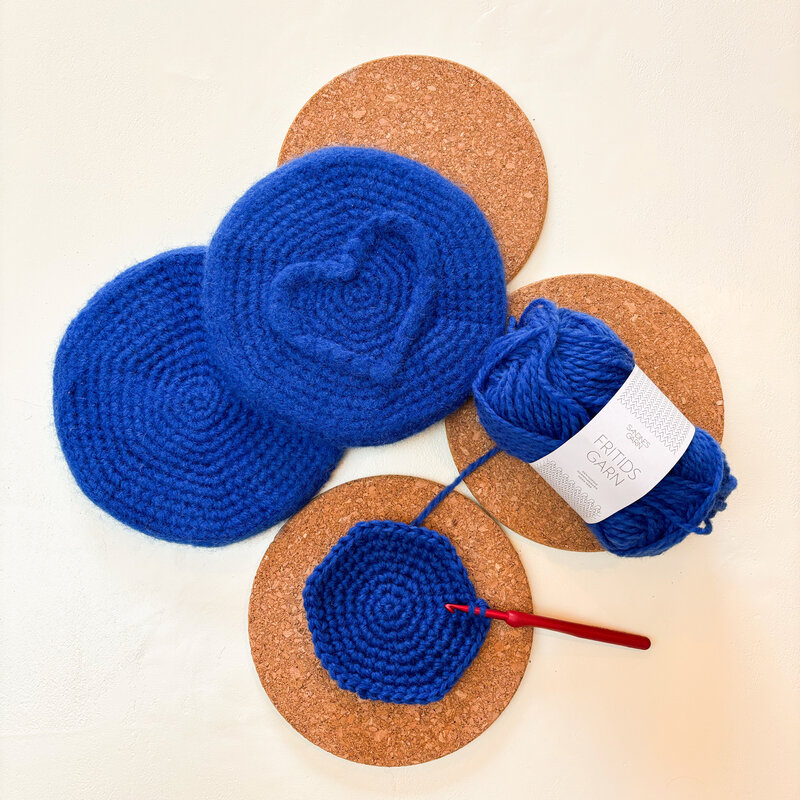 PAKKET POTTENONDERZETTER, 3 STUKS