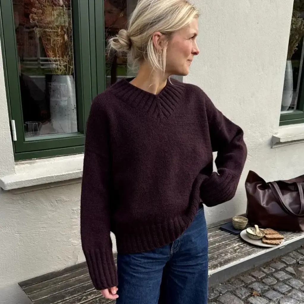 HANNAH SWEATER V-NECK PK