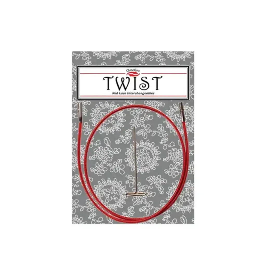 CHIAOGOO TWIST RED CABLE 55 CM L