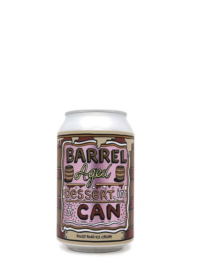 Amundsen Barrel Aged Dessert In A Can - Rocky Road Ice Cream Amundsen Barrel Aged Dessert In A Can - Rocky Road Ice Cream
