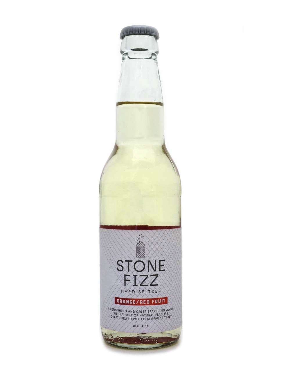 Stone Fizz Hard Seltzer Orange / Red Fruit