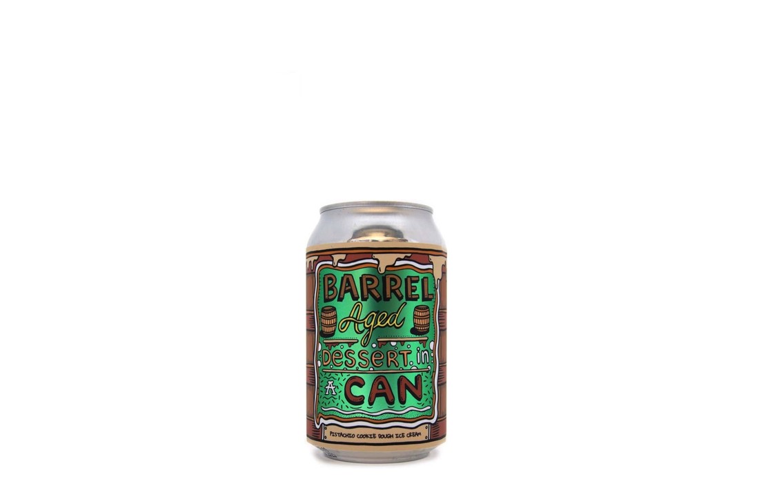 Amundsen Barrel Aged Dessert In A Can - Pistachio Cookie Dough Ice Cream