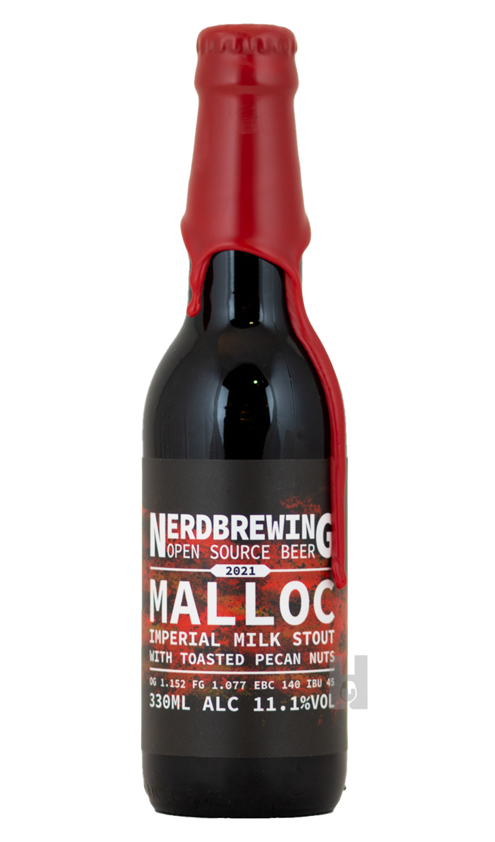 Nerdbrewing Malloc Imperial Milk Stout With Toasted Pecan Nuts
