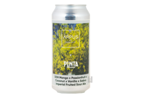 Arpus DDH Mango x Passionfruit x Coconut x Vanilla x Sabro Imperial Fruited Sour Ale Arpus DDH Mango x Passionfruit x Coconut x Vanilla x Sabro Imperial Fruited Sour Ale