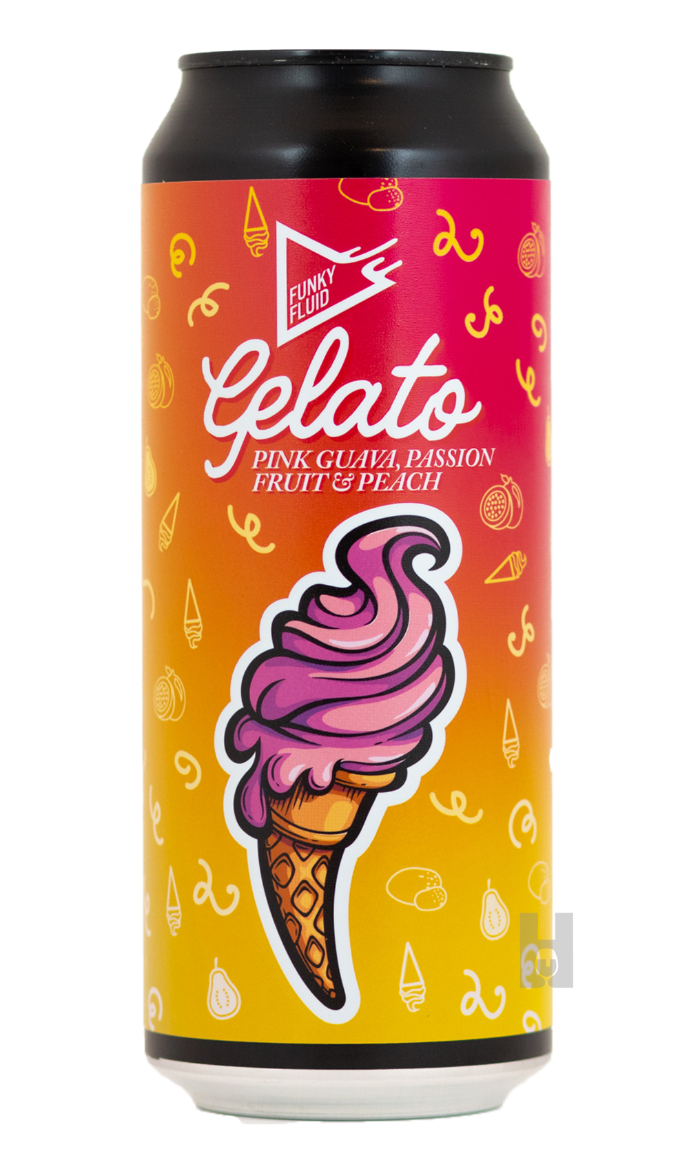 Funky Fluid Gelato: Pink Guava, Passion Fruit & Peach