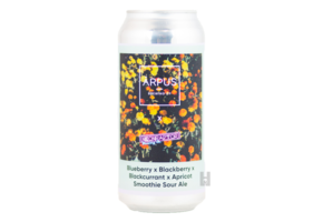 Arpus Ārpus x Neon Raptor Blueberry x Blackberry x Blackcurrant x Apricot Smoothie Sour Ale Arpus Ārpus x Neon Raptor Blueberry x Blackberry x Blackcurrant x Apricot Smoothie Sour Ale